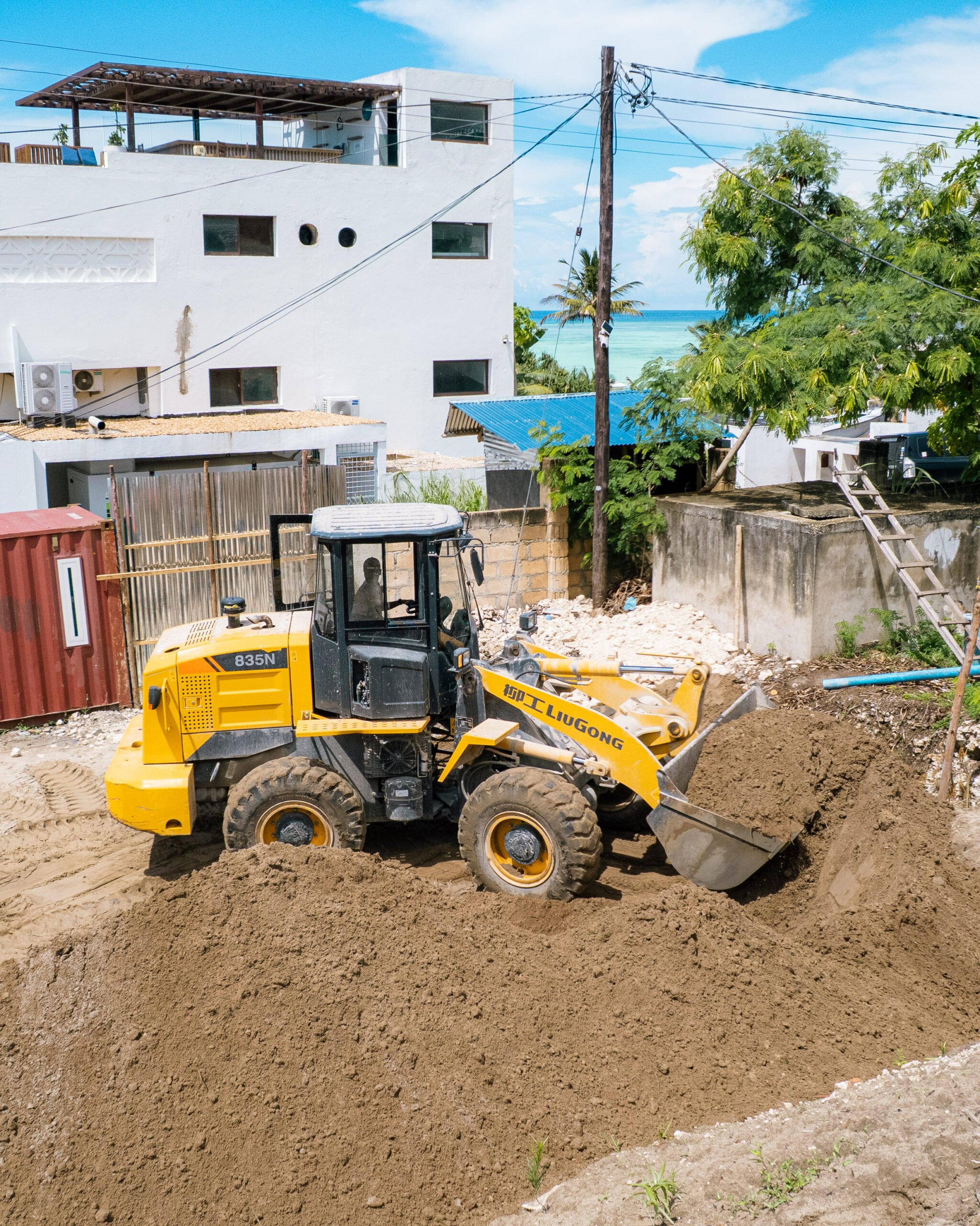 Overview Nungwi construction site The Hills premium real estate