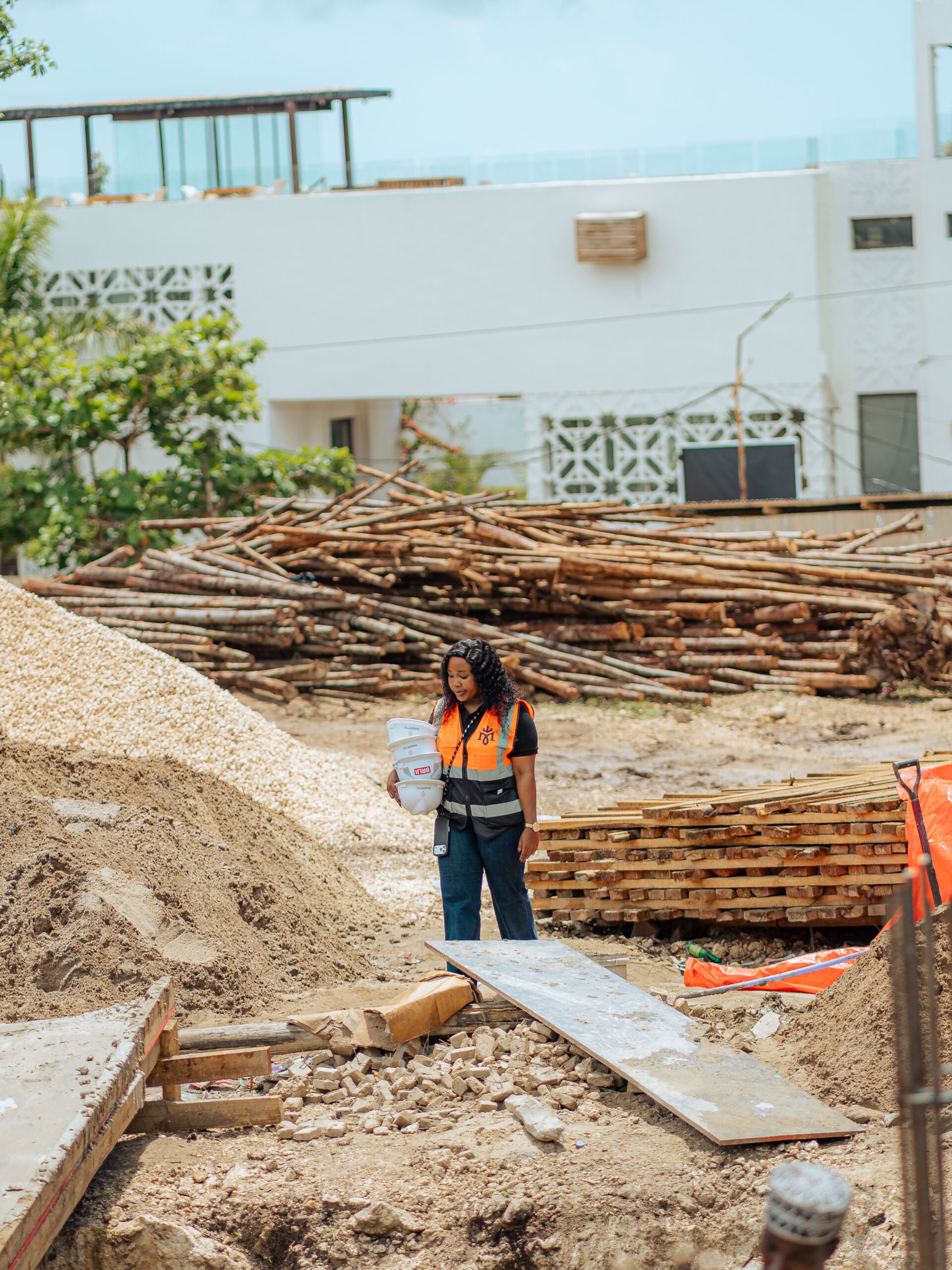 Construction site The Hills Nungwi premium apartments Zanzibar